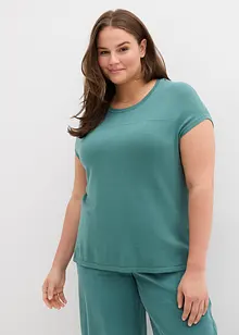 Pull doux sans manches en viscose mélangée, bonprix