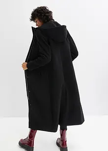 Manteau aspect laine, coupe longue, bonprix