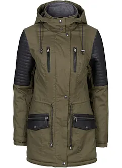 Parka à empiècements contrastants, bonprix