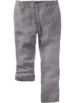 Pantalon lin Regular Fit, longueur modulable, bonprix