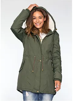 Parka avec polaire peluche, bonprix