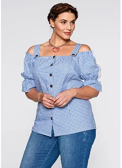 Blouse bavaroise à manches 1/2, bonprix