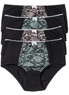 Lot de 4 slips Maxi coton, bonprix