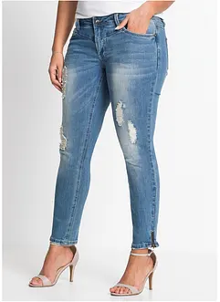 Jean stretch avec zip, bonprix