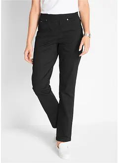 Pantalon à enfiler avec taille confortable, Straight, bonprix