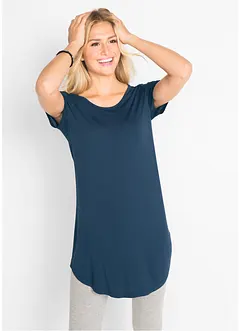T-shirt long en viscose douce, bonprix