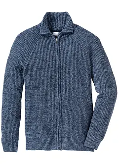 Gilet en grosse maille côtelée avec coton, bonprix