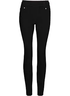 Pantalon extensible en bengaline, taille courte, bonprix