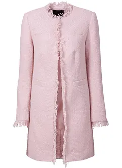 Blazer long en maille bouclée, bonprix