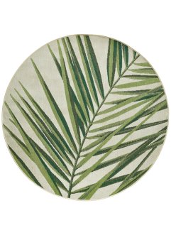 Tapis rond grand motif palmier, intérieur et extérieur, bpc living bonprix collection