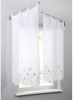 Vitrage avec broderie florale (1 pce.), bpc living bonprix collection