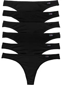 Lot de 6 strings coton, bonprix