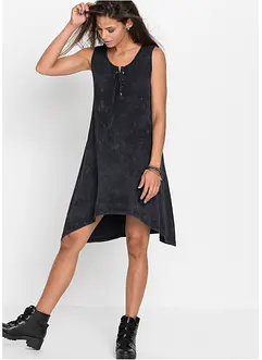 Robe en jersey à laçage, bonprix