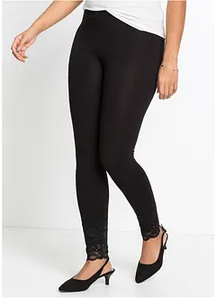 Legging avec dentelle, bonprix