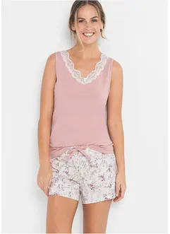 Pyjashort avec une jolie dentelle, bonprix