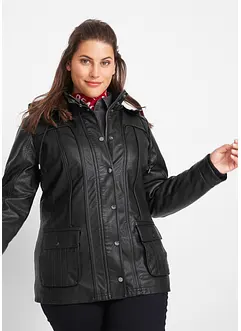 Veste enduite à capuche, bonprix