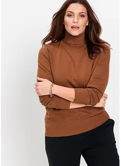 Pull col roulé, bonprix