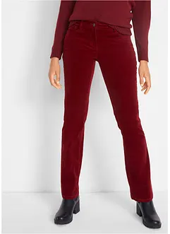 Pantalon stretch en velours côtelé, Bootcut, bonprix