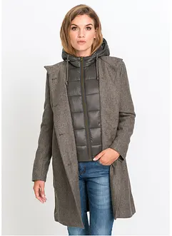 Manteau court d'hiver, style 2 en 1, bonprix