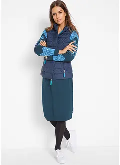 Robe en maille à motif norvégien, bonprix