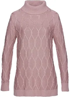 Pull en maille torsadée, bonprix