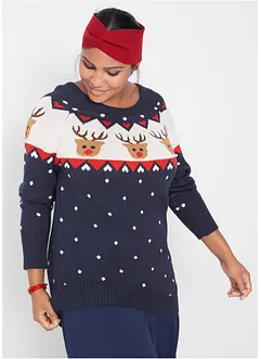 Pull de Noël renne, bonprix