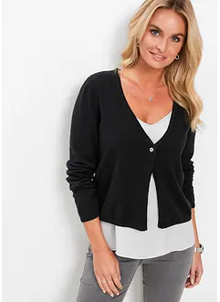 Gilet classique en fine maille, bonprix