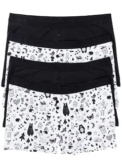 Lot de 4 boxers femme, bonprix
