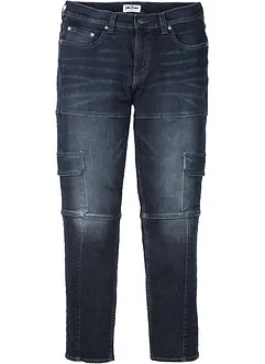 Jean stretch cargo Slim Fit, coupe droite, bonprix