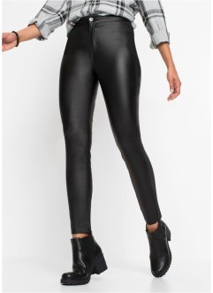 Pantalon synthétique imitation cuir taille haute, RAINBOW