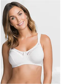 Lot de 2 soutiens-gorge coton sans armatures, bonprix