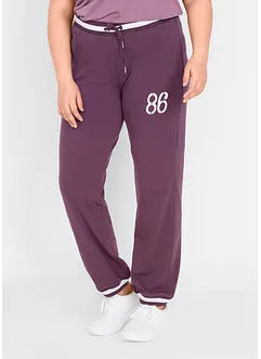 Pantalon sweat avec poches refermables, bonprix