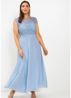 Robe longue de soirée à dentelle, bonprix