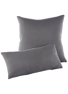 Lot de 2 housses de coussin en jersey, bonprix