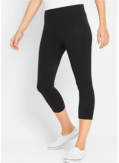 Legging corsaire à empiècement taille confortable, bonprix