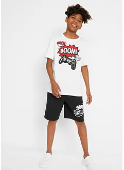 T-shirt et bermuda (ens. 2 pces) en jersey 100% coton, bonprix