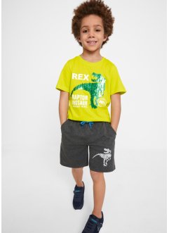 T-shirt garçon à paillettes réversibles + bermuda (Ens. 2 pces.), bpc bonprix collection