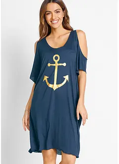 Robe de plage à découpes en viscose, bpc selection