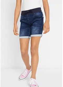 Short en jean-sweat fille, bonprix