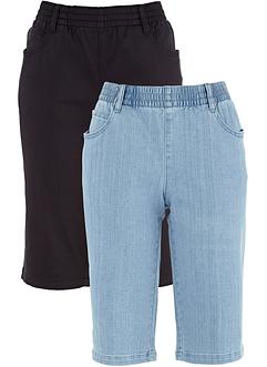 Lot de 2 bermudas extensibles, bpc bonprix collection