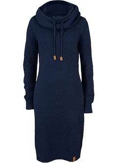 Robe en maille à col châle, bonprix