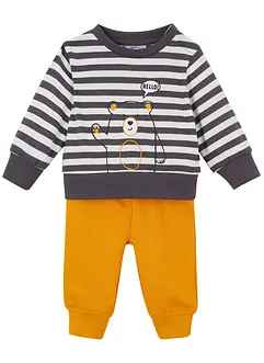 T-shirt bébé et pantalon sweat (Ens. 2 pces.) coton, bonprix