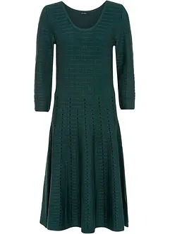 Robe en maille à rayures, bonprix