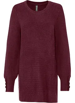 Pull long à boutons, bonprix