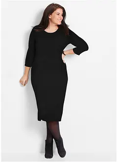 Robe T-shirt manches 3/4, bonprix