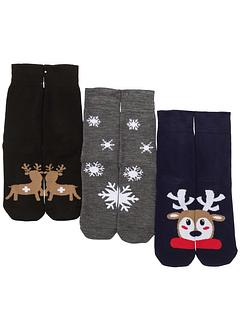 Lot de 3 paires de chaussettes thermo, bpc bonprix collection