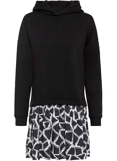 Robe sweat style 2 en 1, bonprix