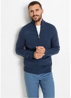 Gilet zippé en maille, bonprix