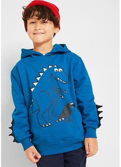 Sweat-shirt garçon à capuche imprimé dino, bpc bonprix collection