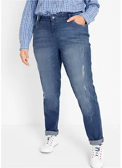 Jean boyfriend mid waist, stretch, bonprix